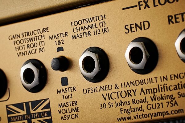 Victory Super Sheriff 100H Guitar Amplifier Head, 100 Watts, Warehouse Resealed, Action Position Back