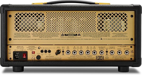 Victory Super Sheriff 100H Guitar Amplifier Head, 100 Watts, Warehouse Resealed, Action Position Back