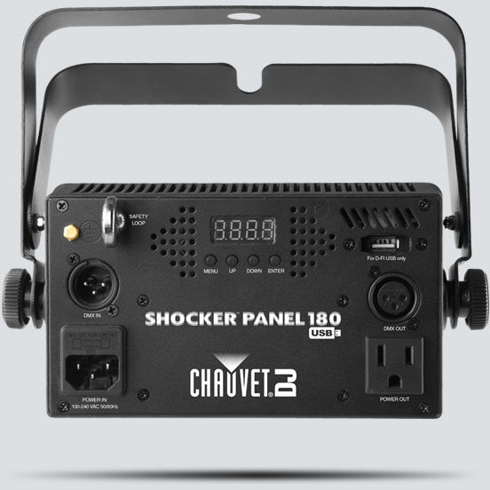 Chauvet DJ Shocker Panel 180 USB Stage Light, Rear