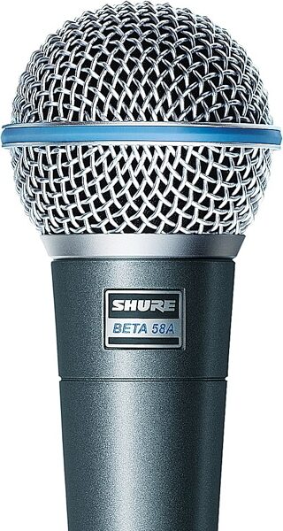 Shure Beta 58A Supercardioid Dynamic Microphone, With Tripod Boom Mic Stand, View5