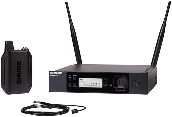 Shure GLXD14R+ / WL193 Digital Lavalier Wireless System, Z3, Main