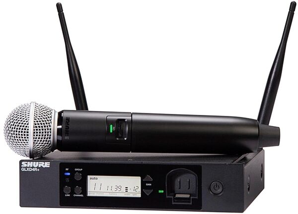 Shure GLXD24R+ / SM58 Digital Wireless Handheld System, Z3, Main