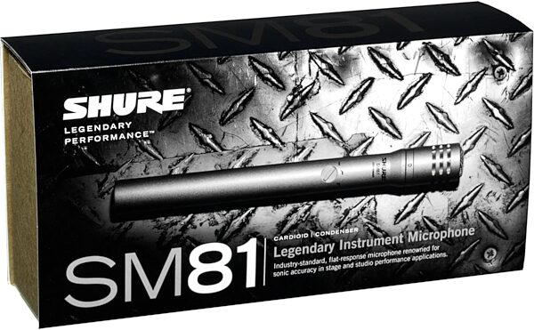 Shure SM81 Cardioid Condenser Microphone, Warehouse Resealed, view