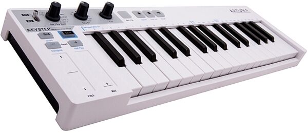 Arturia KeyStep Keyboard Controller and Sequencer, New, Angle