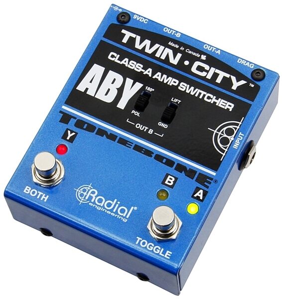 Radial Twin-City ABY Amp Switcher Pedal, New, View