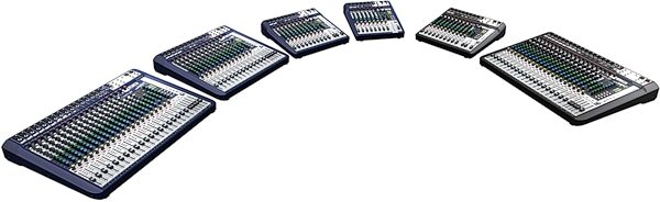 Soundcraft Signature 22 MTK Multi-Track Mixer, 22-Channel, New, Action Position Back