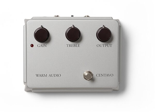Warm Audio WA-CVS Limited Edition Silver Centavo Overdrive Pedal, New, Action Position Back