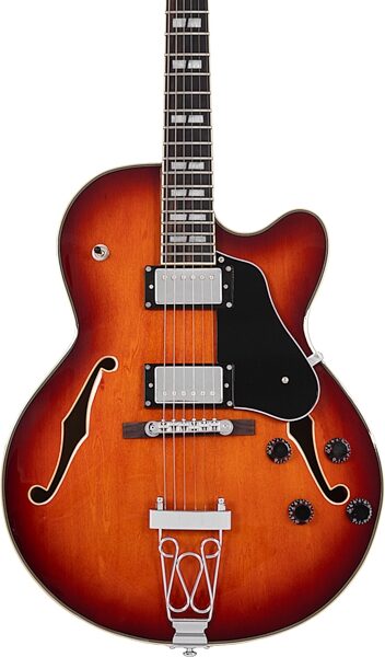 Sire Larry Carlton H7F Electric Guitar, Tobacco Sunburst, Action Position Back