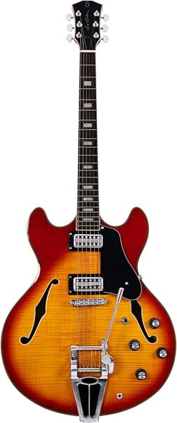 Sire Larry Carlton H7T Electric Guitar, Cherry Sunburst, Action Position Back