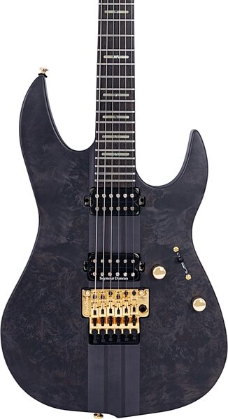 Sire Larry Carlton X10 Electric Guitar (with Gig Bag), Transparent Black Satin, Action Position Back