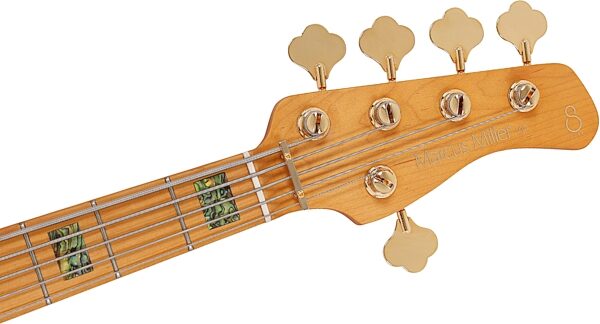 Sire Marcus Miller V10 Electric Bass, 5-String, Transparent Black Satin, Action Position Back