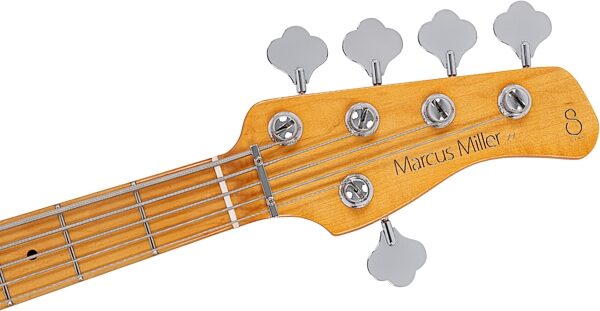 Sire Marcus Miller Z7 Electric Bass, 5-String, 3-Tone Sunburst, Action Position Back