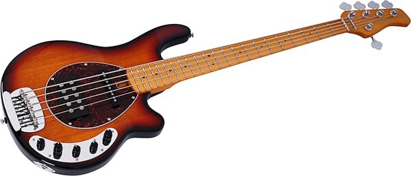 Sire Marcus Miller Z7 Electric Bass, 5-String, 3-Tone Sunburst, Action Position Back