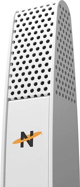 Neat Skyline Directional USB Desktop Microphone, White, Grill Detail Front