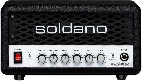 Soldano SLO Mini Guitar Amplifier Head (30 Watts), New, Action Position Back