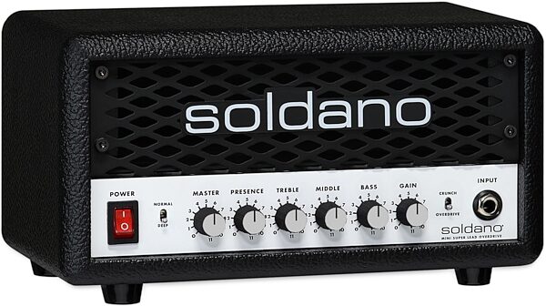 Soldano SLO Mini Guitar Amplifier Head (30 Watts), New, Action Position Back