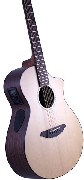 Breedlove Atlas Solo C350/SRe Acoustic-Electric Guitar, 12-String with Case, Side