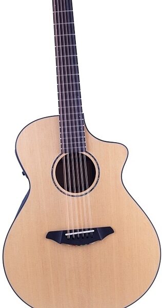 Breedlove Atlas Solo C350/SRe Acoustic-Electric Guitar, 12-String with Case, Closeup