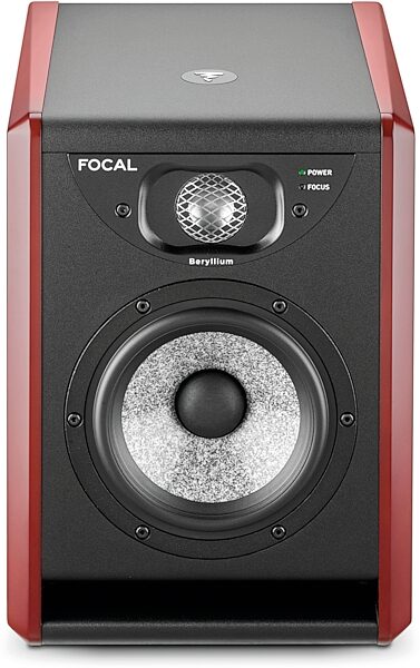 Focal Solo6 Powered Studio Monitor, Red, Single Speaker, Action Position Front