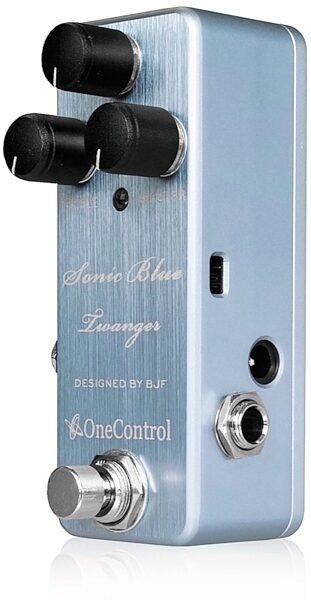 One Control Sonic Blue Twanger Overdrive and Distortion Pedal, Side
