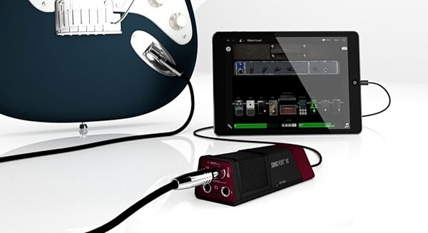 Line 6 Sonic Port VX Audio Interface with Stereo Microphone, iPad View 2