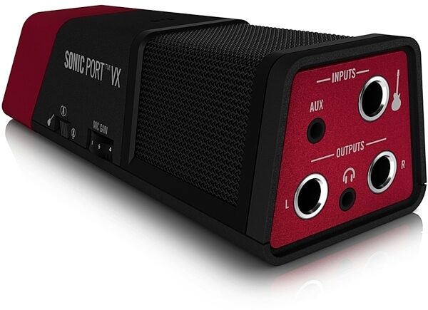 Line 6 Sonic Port VX Audio Interface with Stereo Microphone, Left Angle