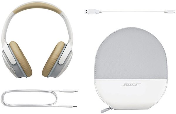 Bose SoundLink II Around Ear Wireless Headphones, White Package