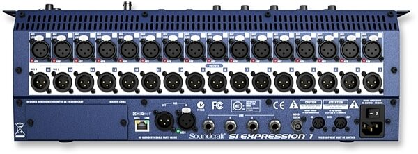 Soundcraft Si Expression 1 Digital Mixer, 16-Channel, Rear