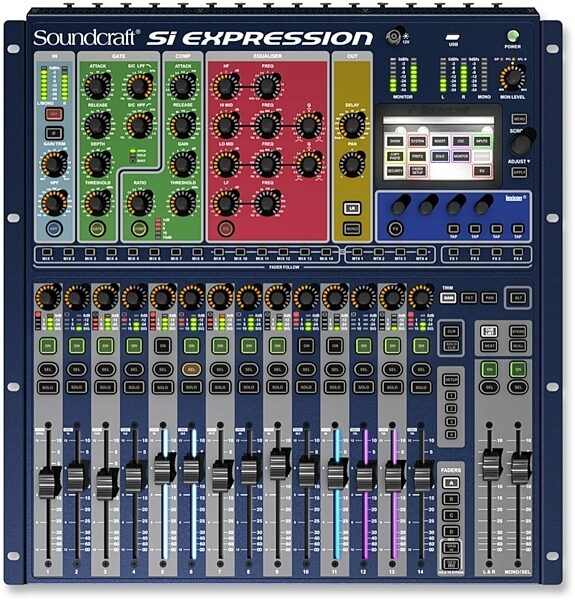 Soundcraft Si Expression 1 Digital Mixer, 16-Channel, Main