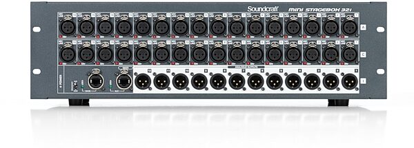 Soundcraft Mini Stagebox 32i Compact Digital Stagebox, New, Action Position Back