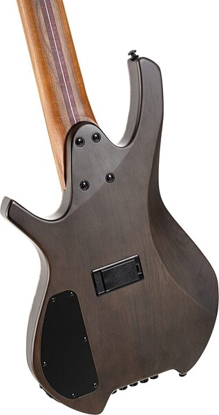 Cort Space 5 Headless Electric Bass, Stardust Black, Detail Back