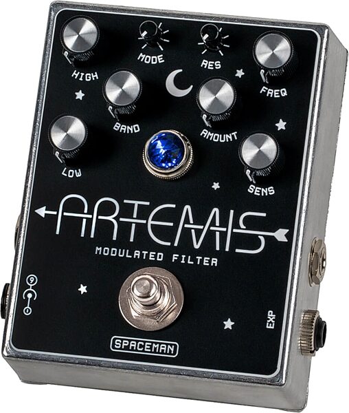 Spaceman Artemis Modulated Filter Pedal, New, Action Position Back