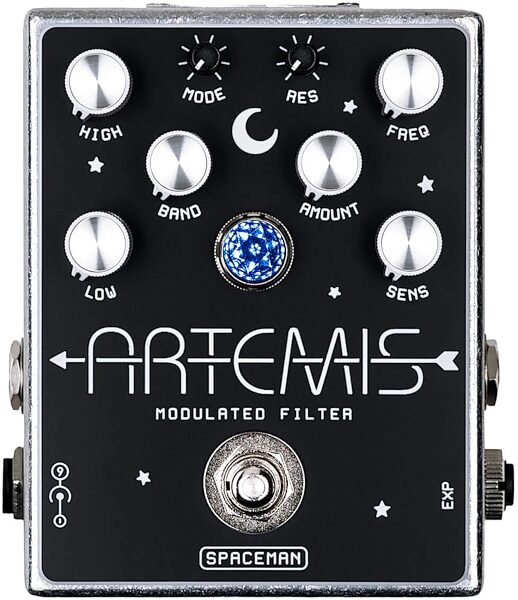 Spaceman Artemis Modulated Filter Pedal, Blemished, Action Position Back