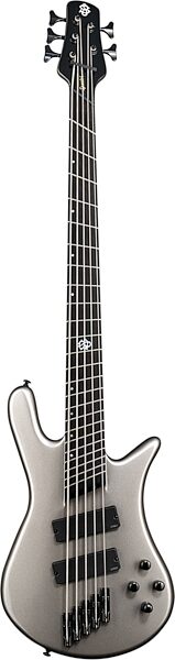 Spector NS Dimension Multi-Scale 5-String Bass Guitar (with Bag), Gunmetal Gloss, Scratch and Dent, Action Position Back