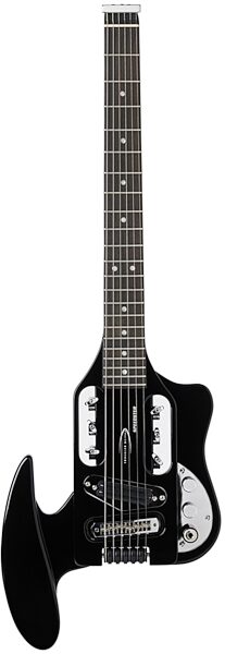 Traveler Guitar Speedster Electric Guitar (with Gig Bag), Black (Front)