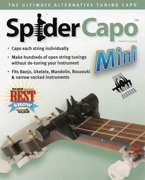 SpiderCapo Mini SpiderCapo for Ukulele, Banjo and Mandolin, Main