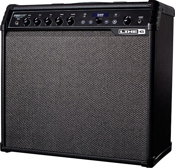 Line 6 Spider V 120 MkII Guitar Combo Amplifier (120 Watts, 1x12"), New, Action Position Back