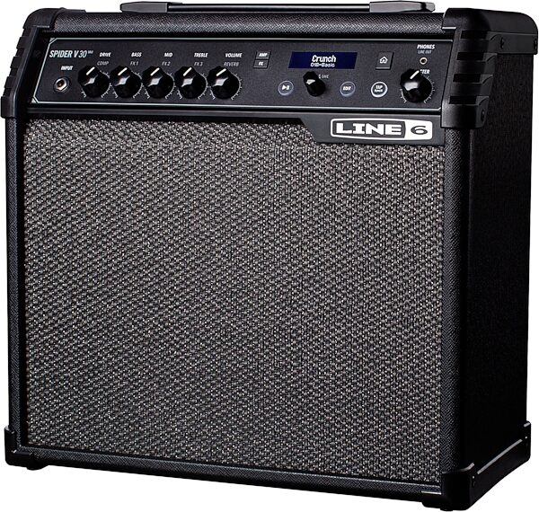 Line 6 Spider V 30 MkII Guitar Combo Amplifier (30 Watts, 1x8"), New, Action Position Back