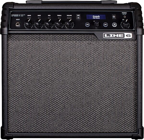 Line 6 Spider V 30 MkII Guitar Combo Amplifier (30 Watts, 1x8"), New, Action Position Back