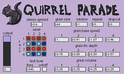 Cycling '74 Pluggo 3.1 VST MAS RTAS (Macintosh), Granulation - Squirrel Parade