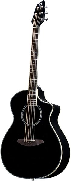 Breedlove C25CM Atlas Series Stage Black Magic Concert Acoustic-Electric Guitar (with Case), Main
