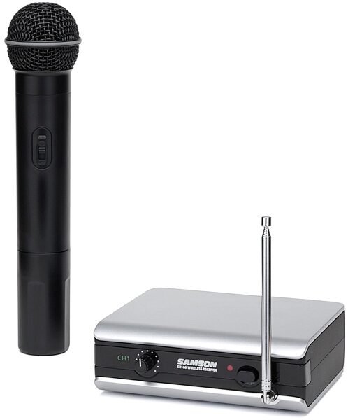 Samson Stage V166 VHF Wireless Handheld Microphone System, Angle
