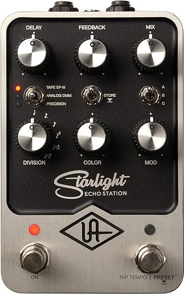 Universal Audio Starlight Echo Station Delay Pedal, New, Action Position Back