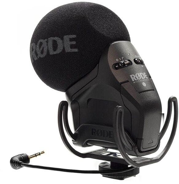 Rode SVMPR Stereo VideoMic Pro Condenser Microphone with Rycote Shockmount, New, Back