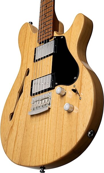 Sterling by Music Man James Valentine JV60 Chambered Electric Guitar, Natural, Action Position Back
