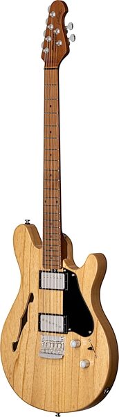 Sterling by Music Man James Valentine JV60 Chambered Electric Guitar, Natural, Blemished, Action Position Back