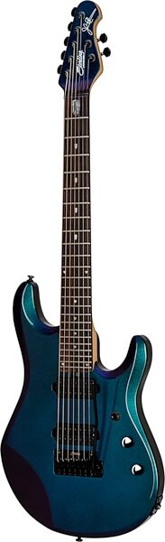 Sterling by Music Man John Petrucci Signature JP70 Electric Guitar, Mystic Dream, Action Position Back