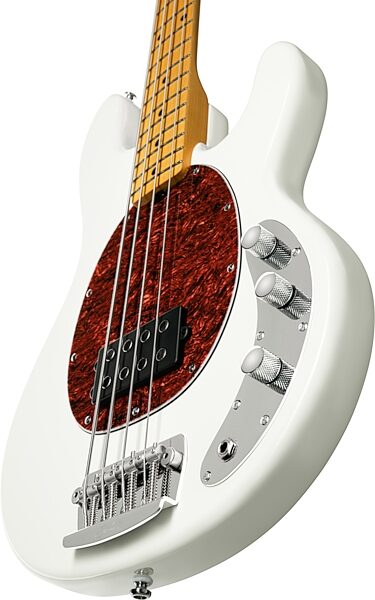 Sterling by Music Man StingRay Ray24 Electric Bass, Olympic White, Action Position Back