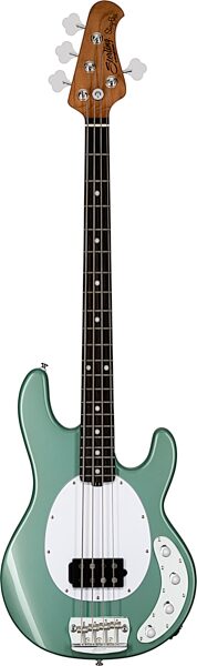Sterling by Music Man Ray34 Electric Bass Guitar, Dorado Green, Blemished, Action Position Back