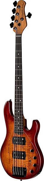 Sterling by Music Man Ray35HH Spalted Maple Electric Bass (with Gig Bag), Action Position Back
